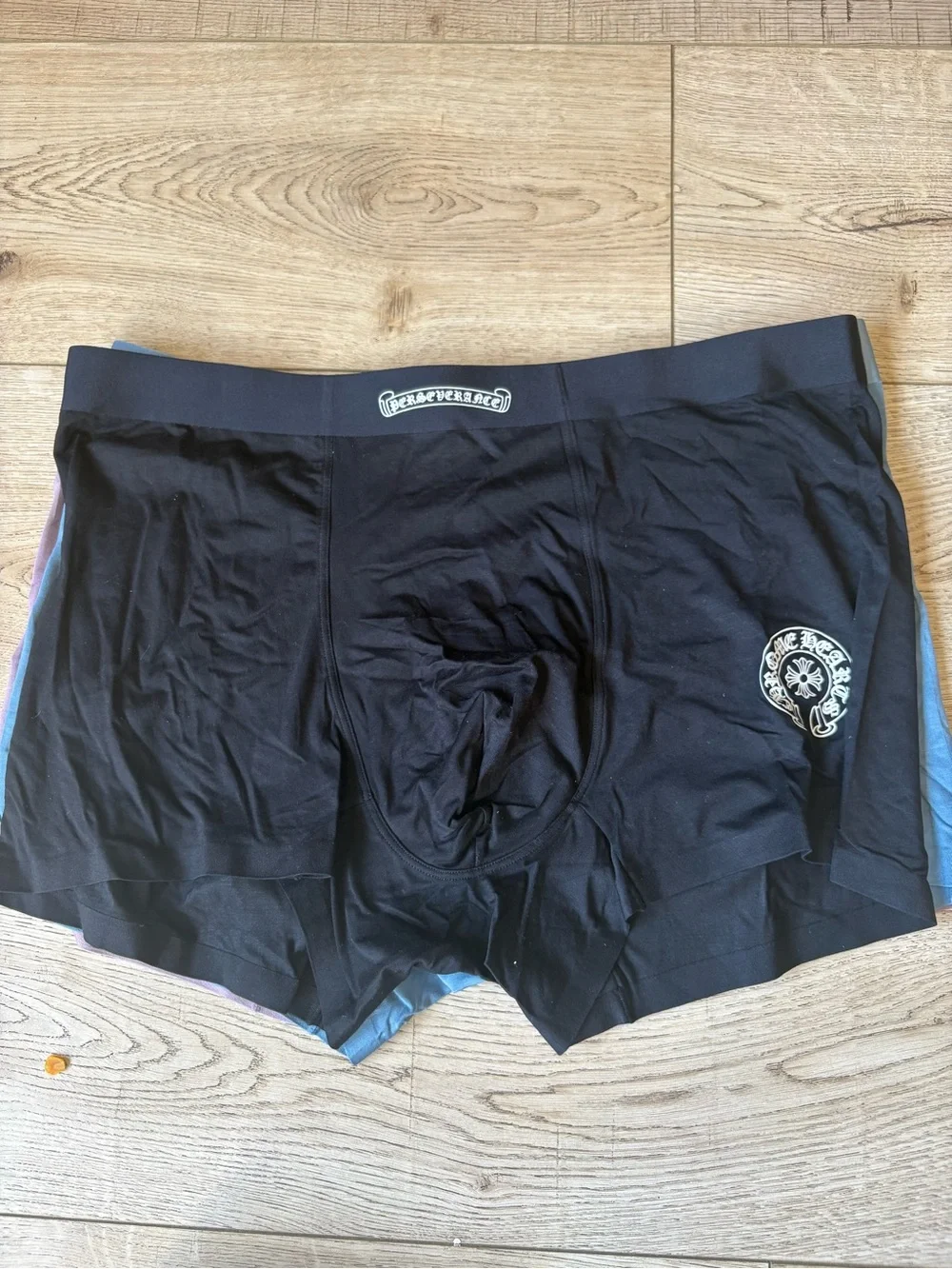 Chrome Hearts Black Logo Boxer Briefs